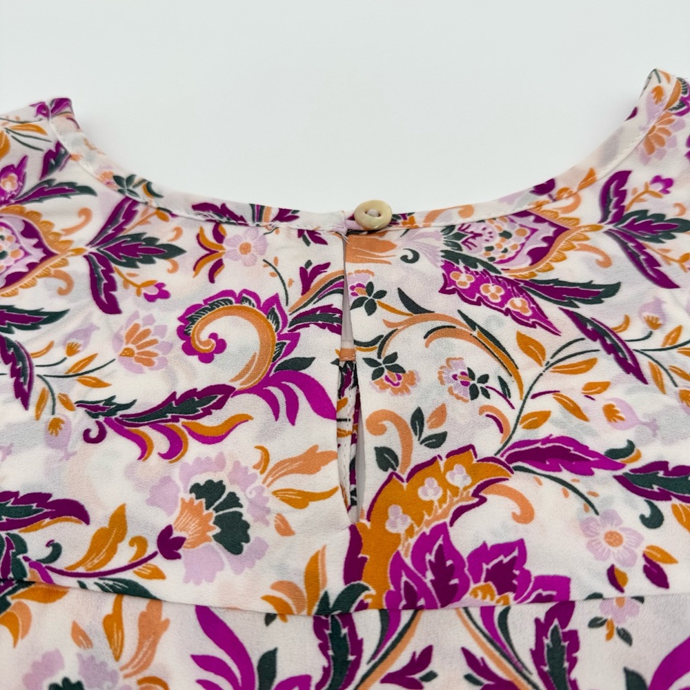 Violet + Claire Floral Shell Blouse